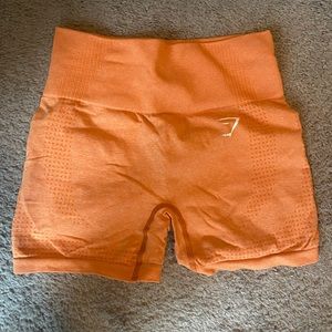 GYMSHARK VITAL SEAMLESS SHORTS - APRICOT ORANGE MARL